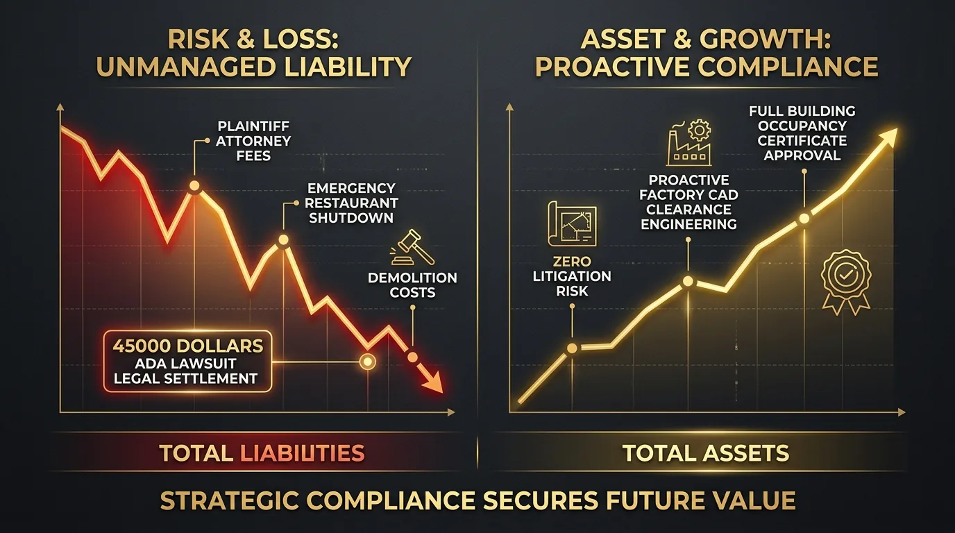 5-Year Risk & Loss vs. Proactive Asset Compliance Ledger