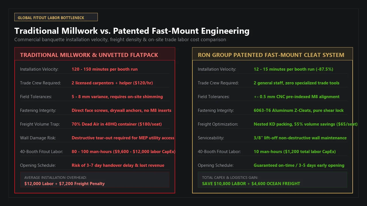 Global Restaurant Fitout Labor Bottleneck and Dead-Air Freight Paradox