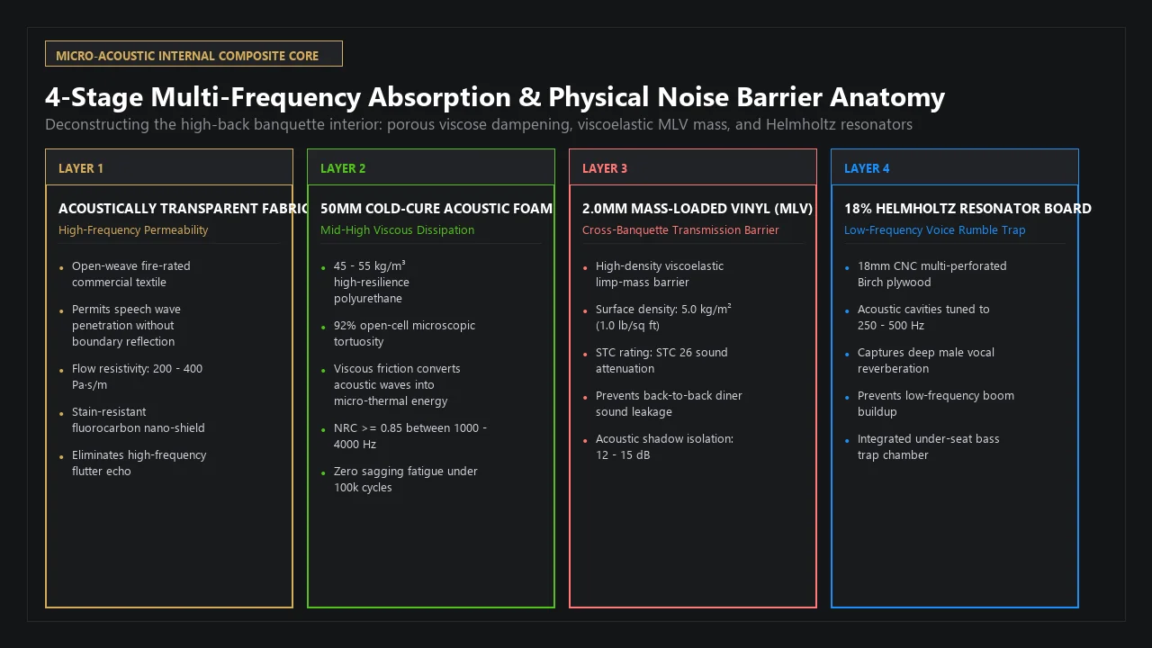 4-Stage Multi-Frequency Absorption and Physical Noise Barrier Anatomy