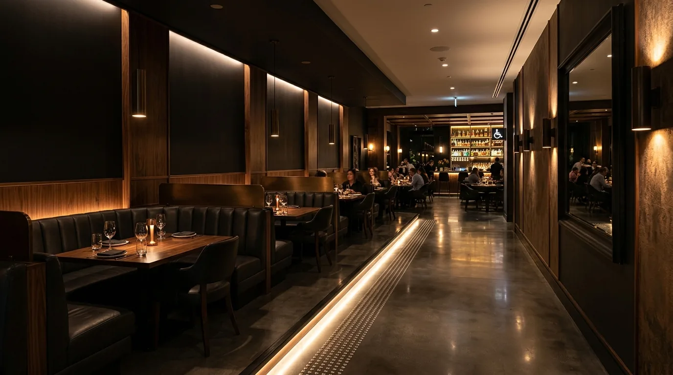 ADA Title III & AS 1428 Commercial Restaurant Booth Seating Wheelchair Accessibility Guide