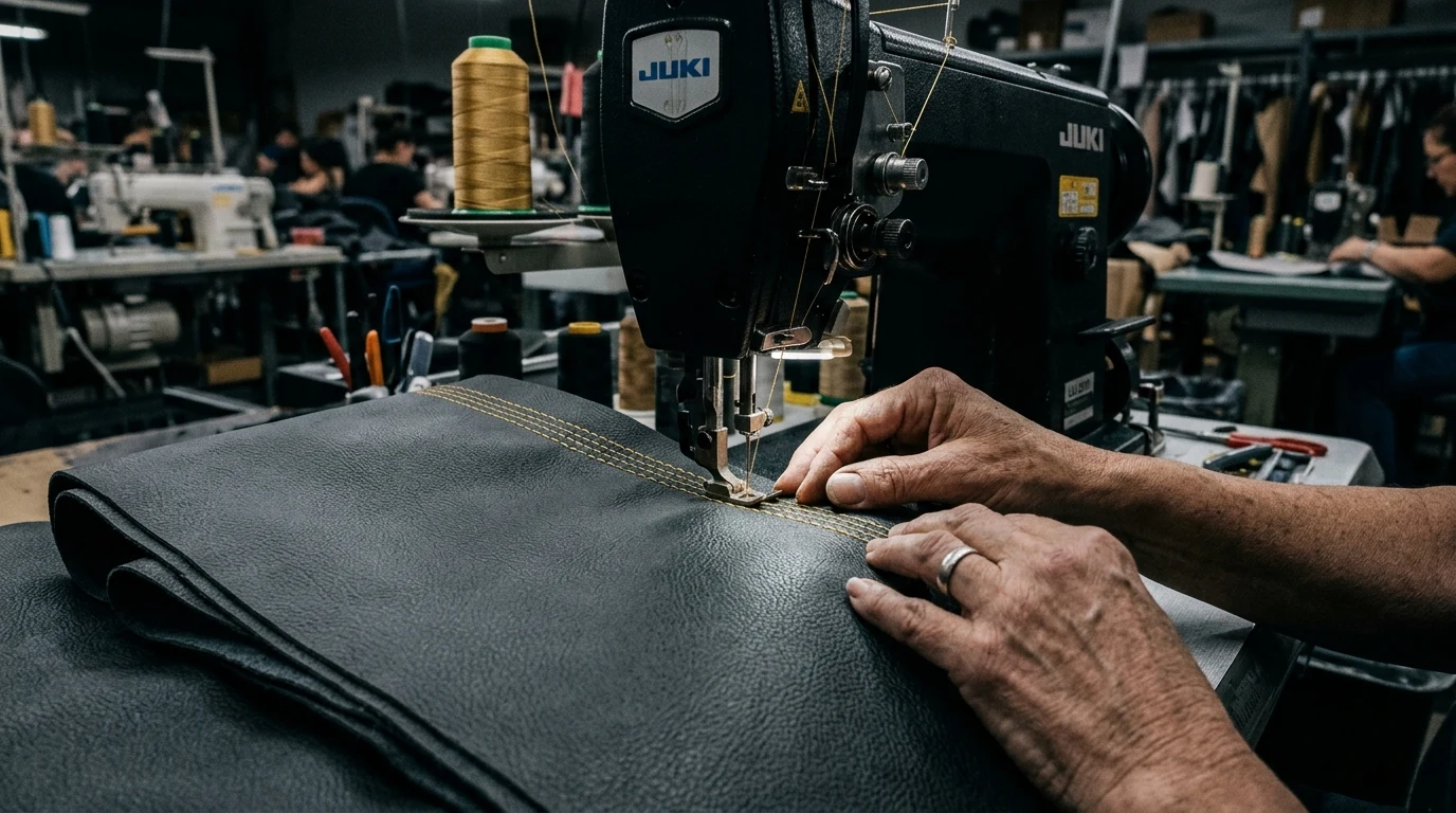 Heavy Duty Double Stitched Cushion Seams