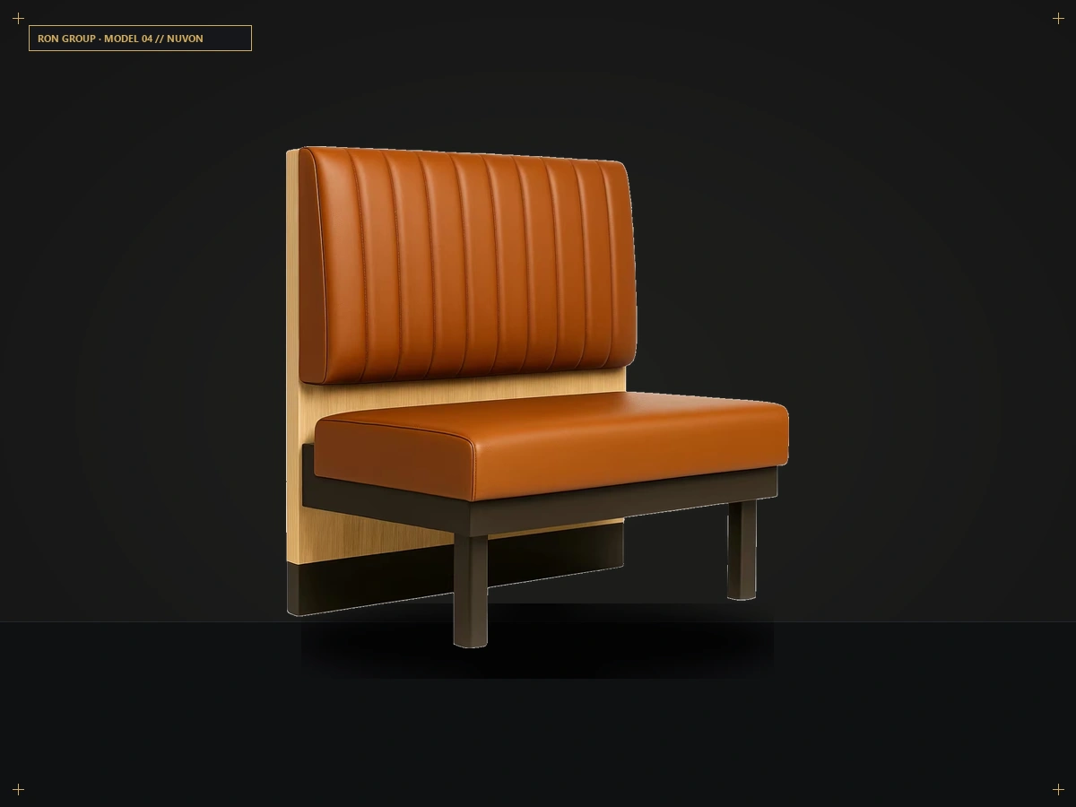 Nuvon Modern-Retro Wood Booth