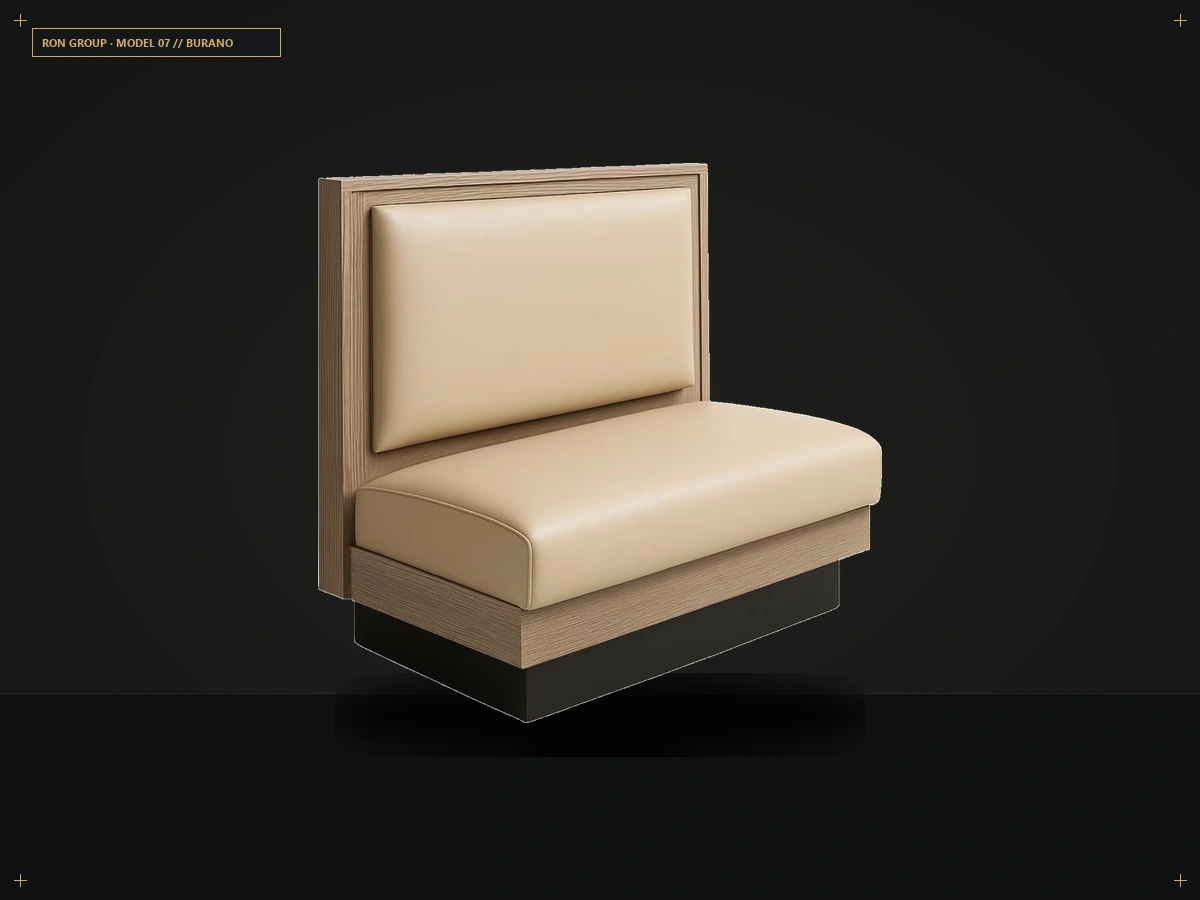 Burano Solid Wood Hospitality Booth