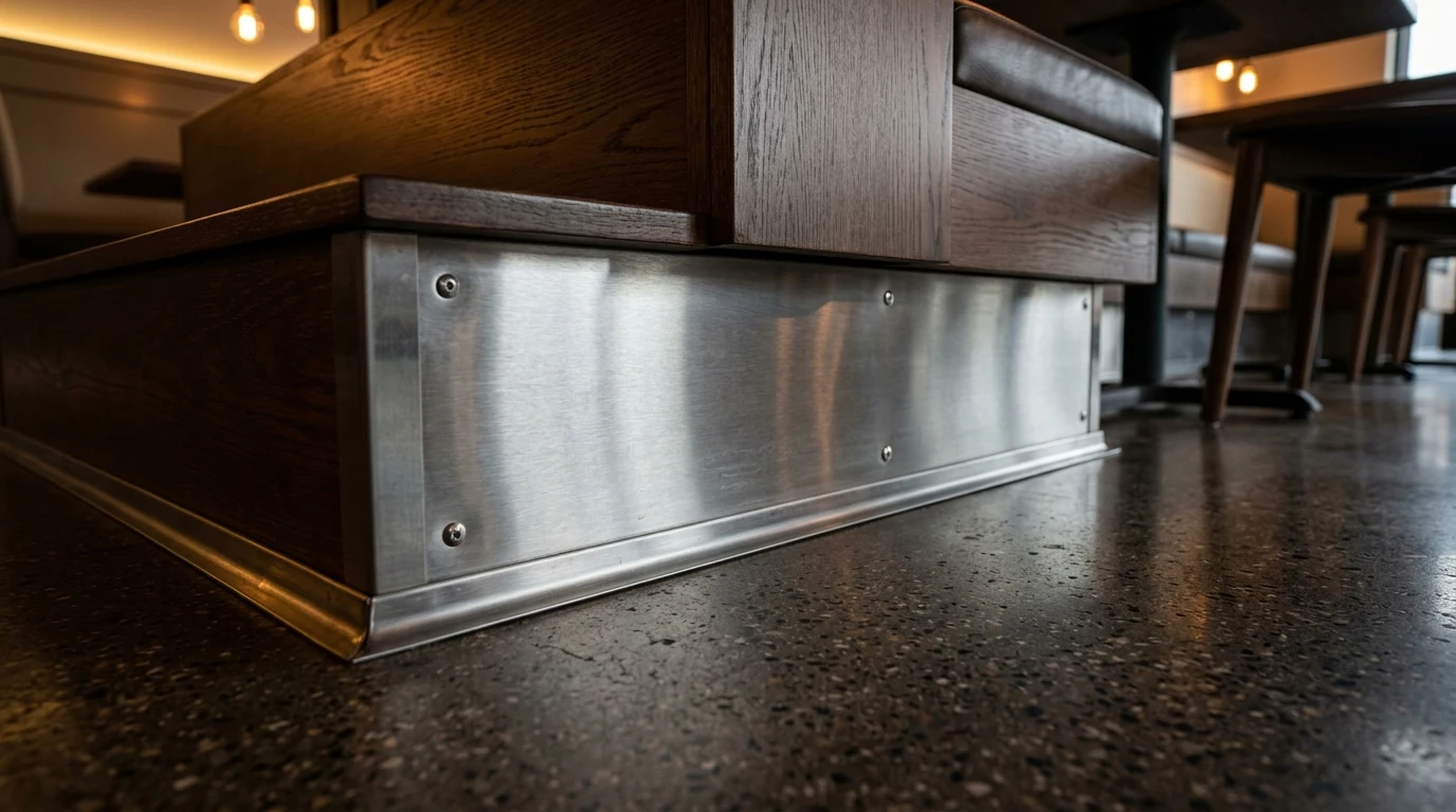 304 Brushed Stainless Steel Kickplate and Multi-Gate QA