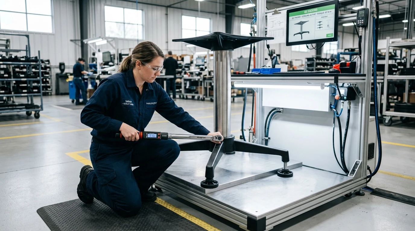 M16 High-Tensile Tie-Rod Pre-Assembly and Pascal Hydraulic Glides Testing Station