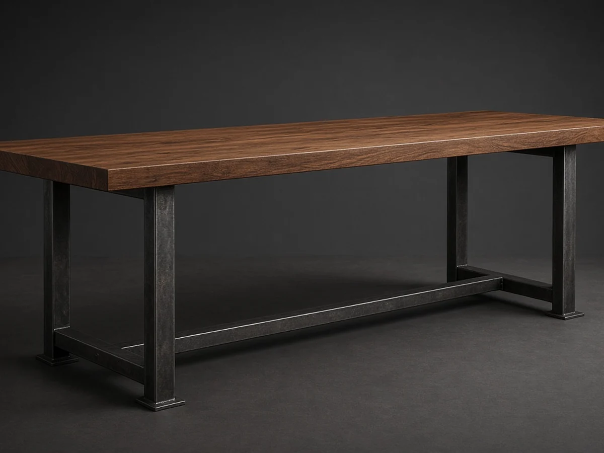 Product render — Communal High Bar Long Table System