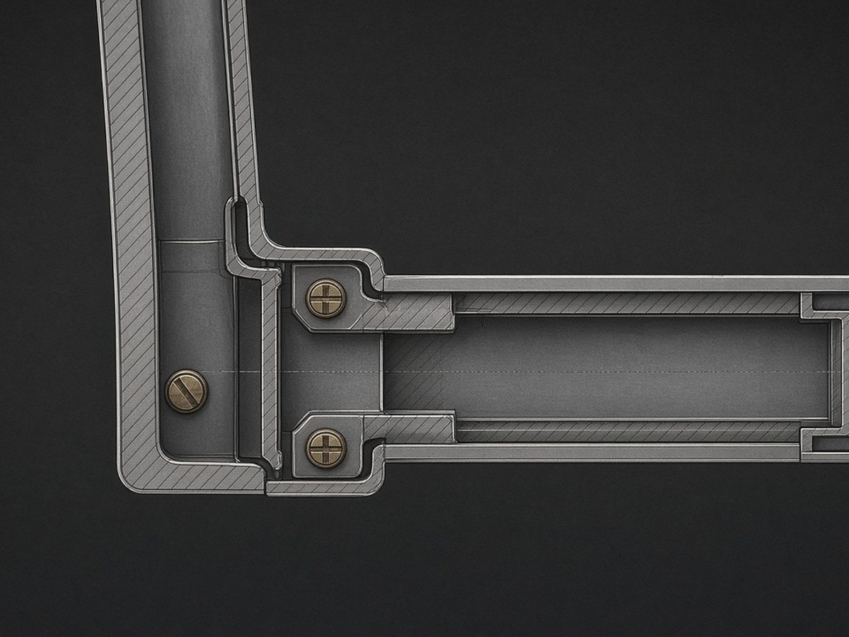 Reinforced dining chair joint diagram