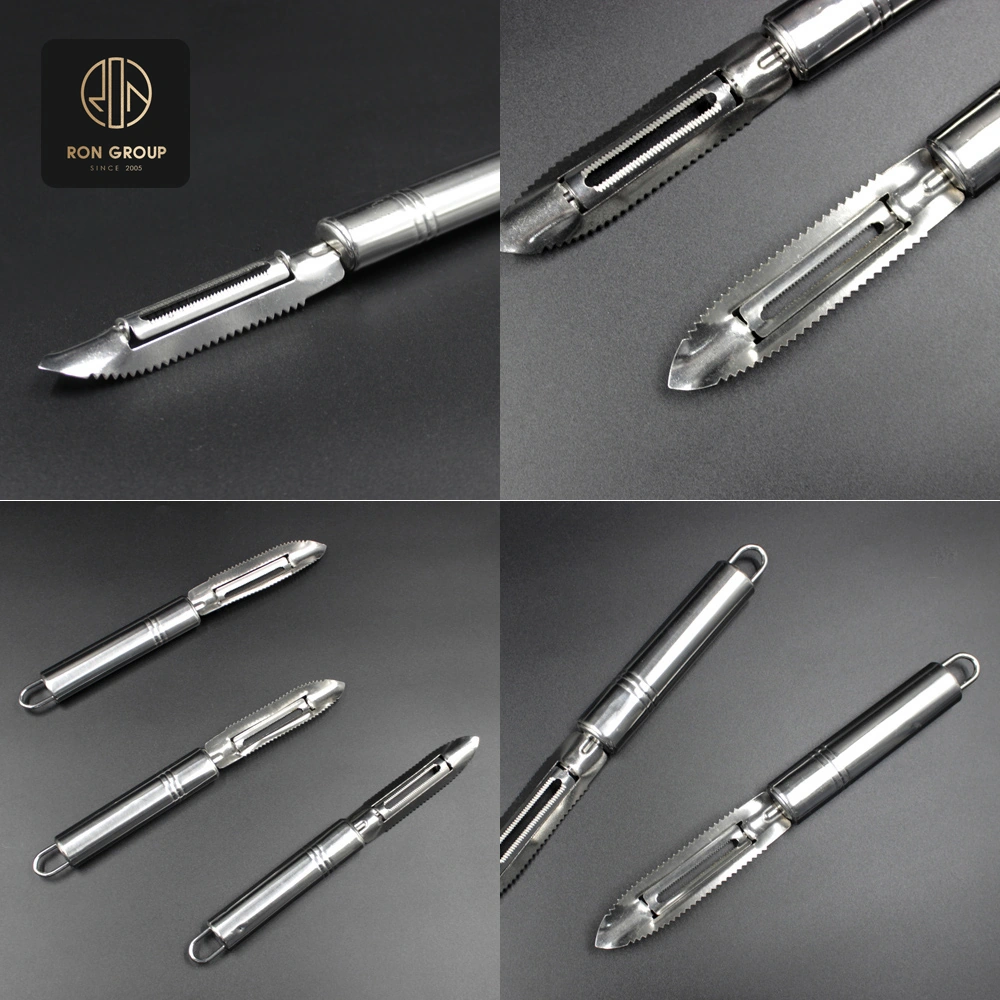 Multi-purpose stainless steel peeler