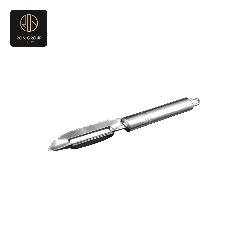 Multi-purpose stainless steel peeler