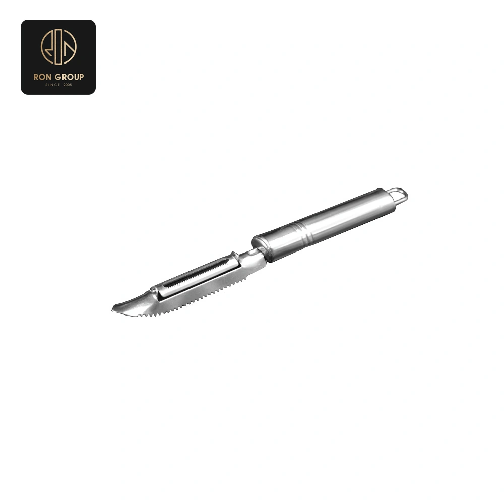 Multi-purpose stainless steel peeler