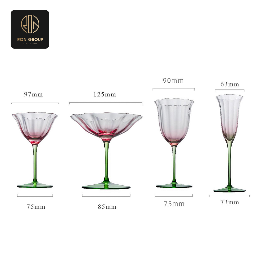 Colored Glass Cup Series N