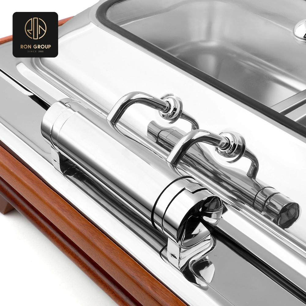 Chafing Dish with Wooden Base SeriesA