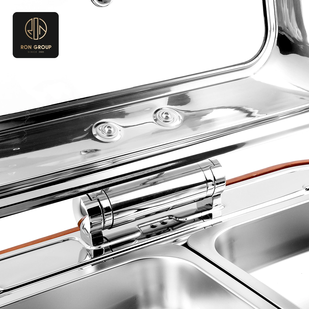 Chafing Dish with Wooden Base SeriesA