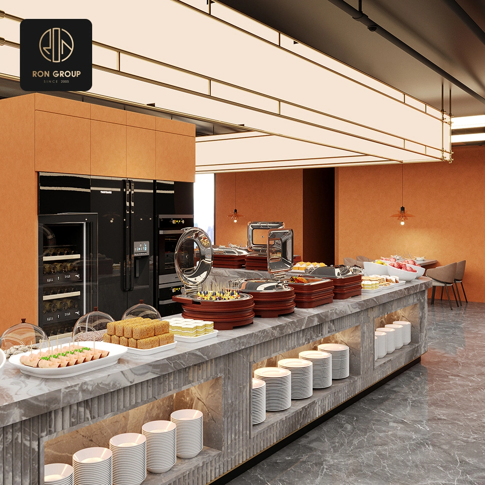 Chafing Dish with Wooden Base SeriesD
