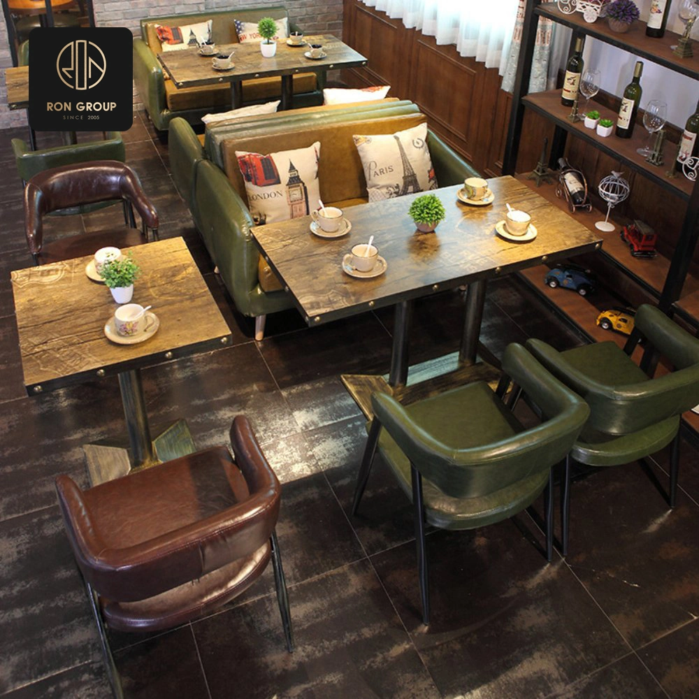 Green Leatherette Dining Set Series