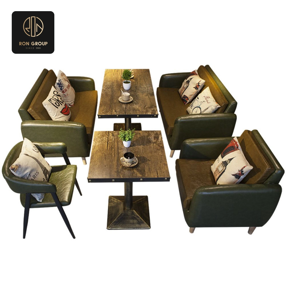 Green Leatherette Dining Set Series