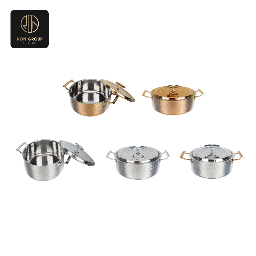 Hammered Stainless Steel Pot SeriesA