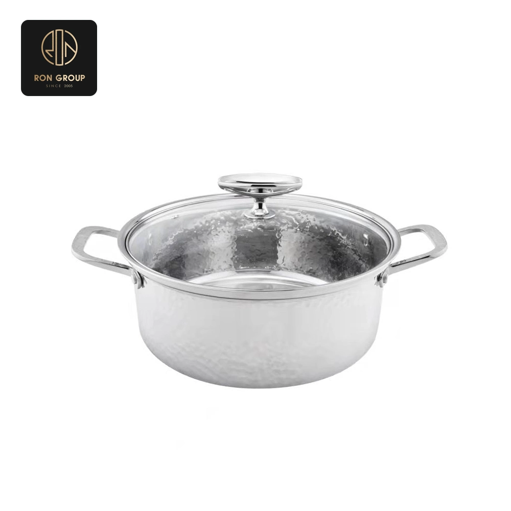 Hammered Stainless Steel Pot SeriesA