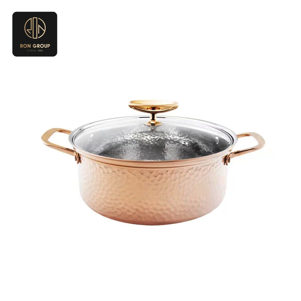 Hammered Stainless Steel Pot SeriesA