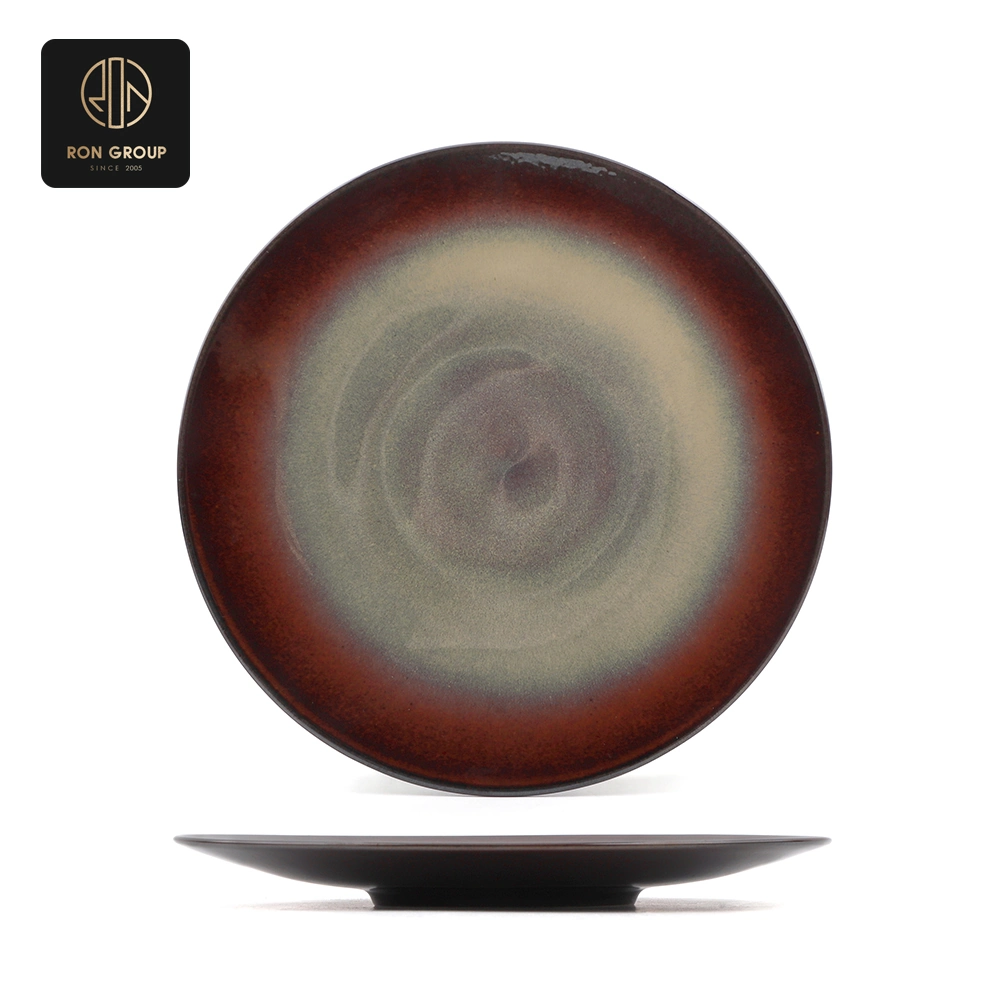 Plum Wave Kiln-Glazed Dinnerware Series
