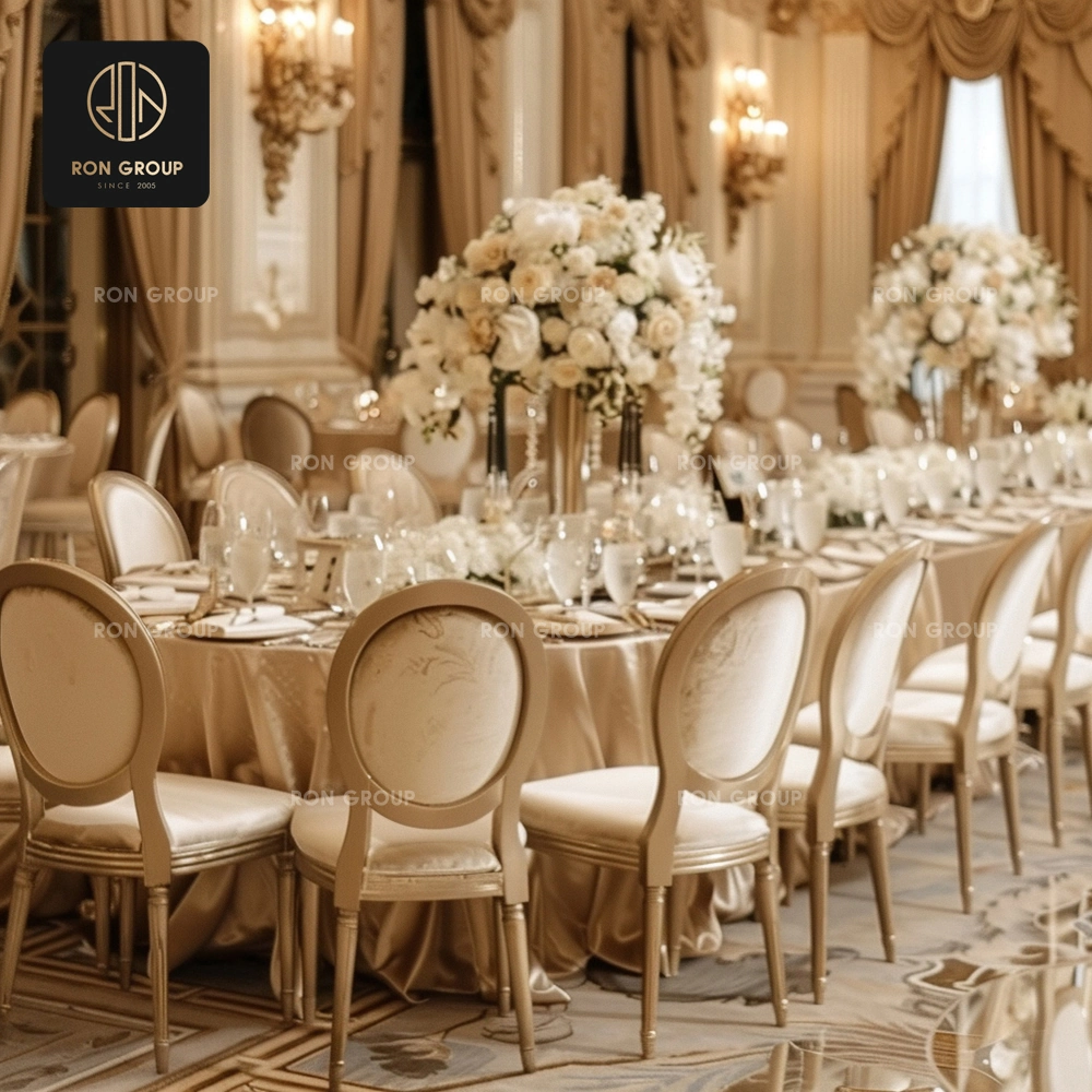 Golden Accent & Velvet Chair Series