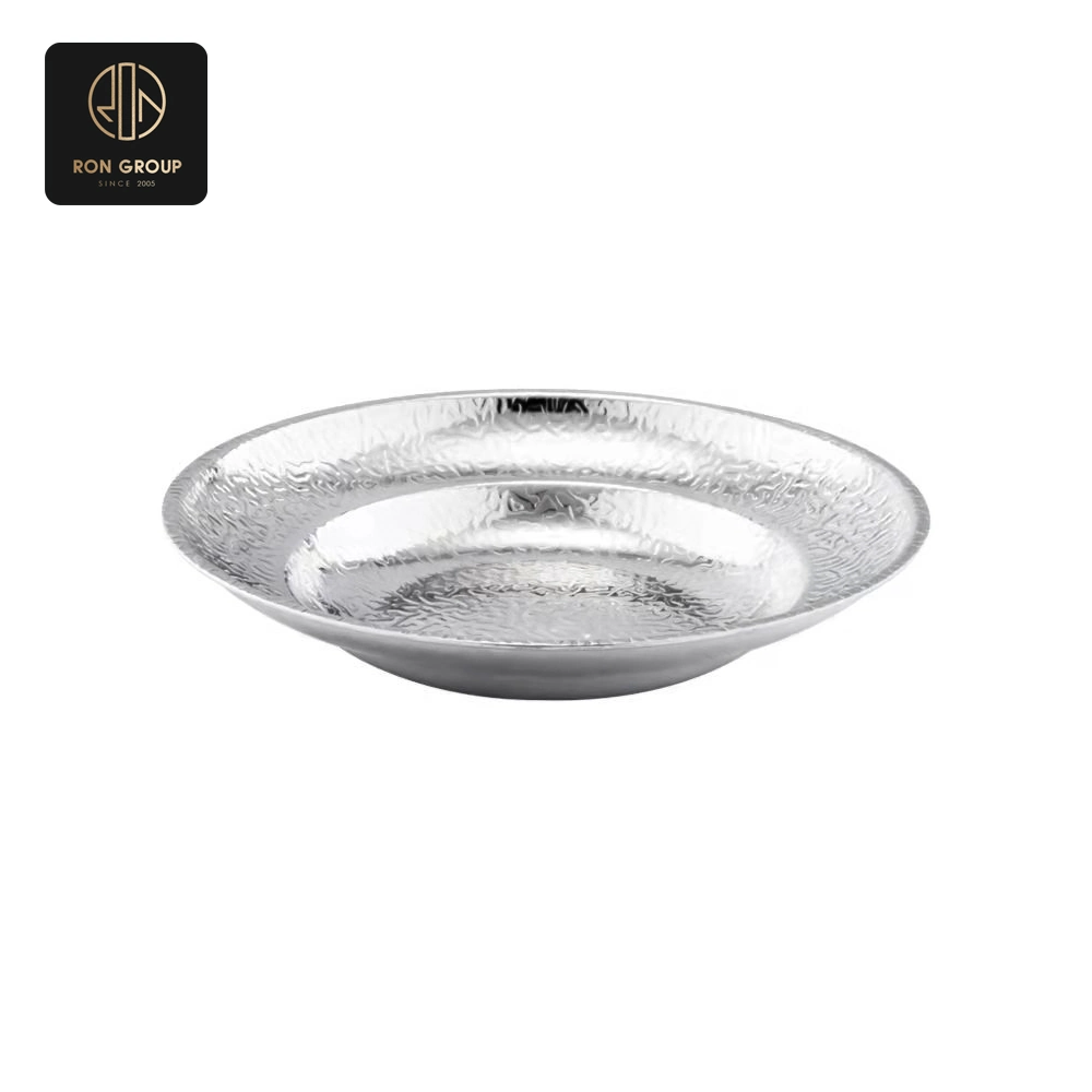 Hammered Silver Service Plate Series