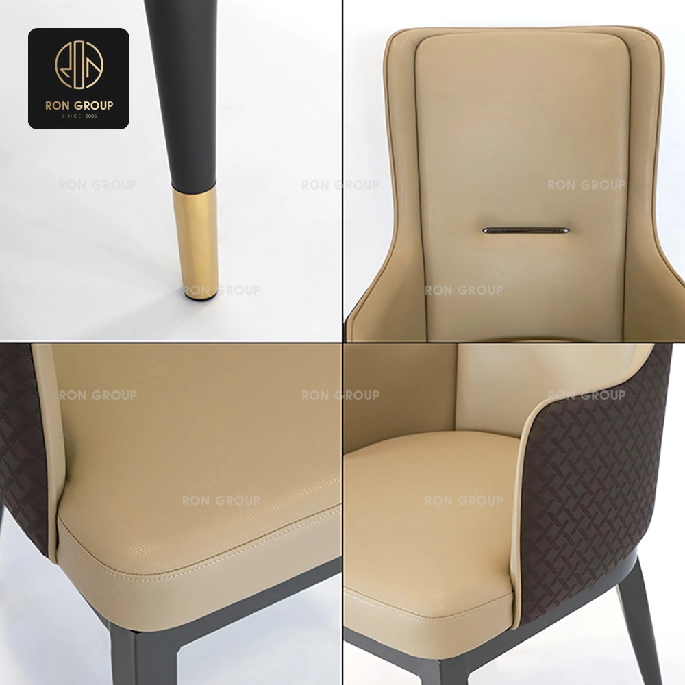Leatherette High-Back Dining Armchair SeriesA
