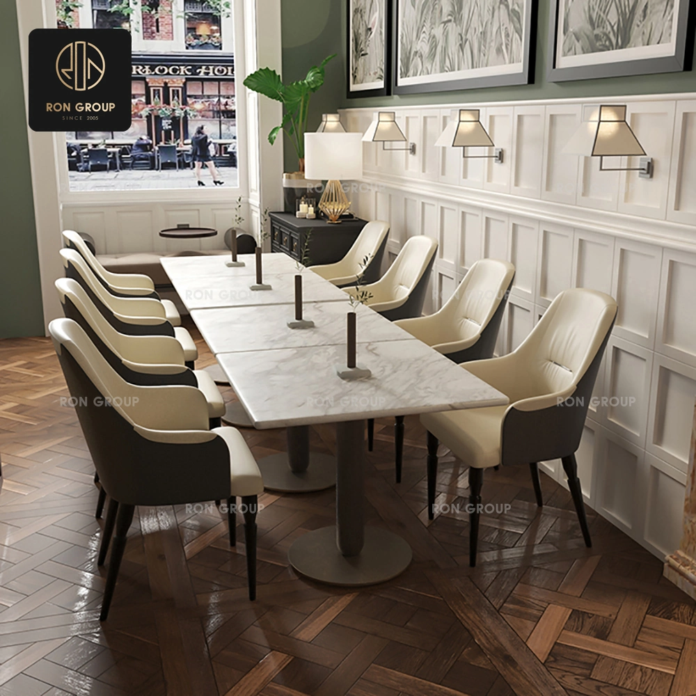 Leatherette High-Back Dining Armchair SeriesA