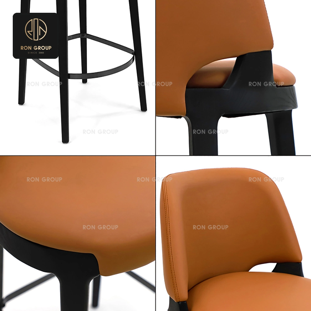Modern Faux Leather Bar Stool Series