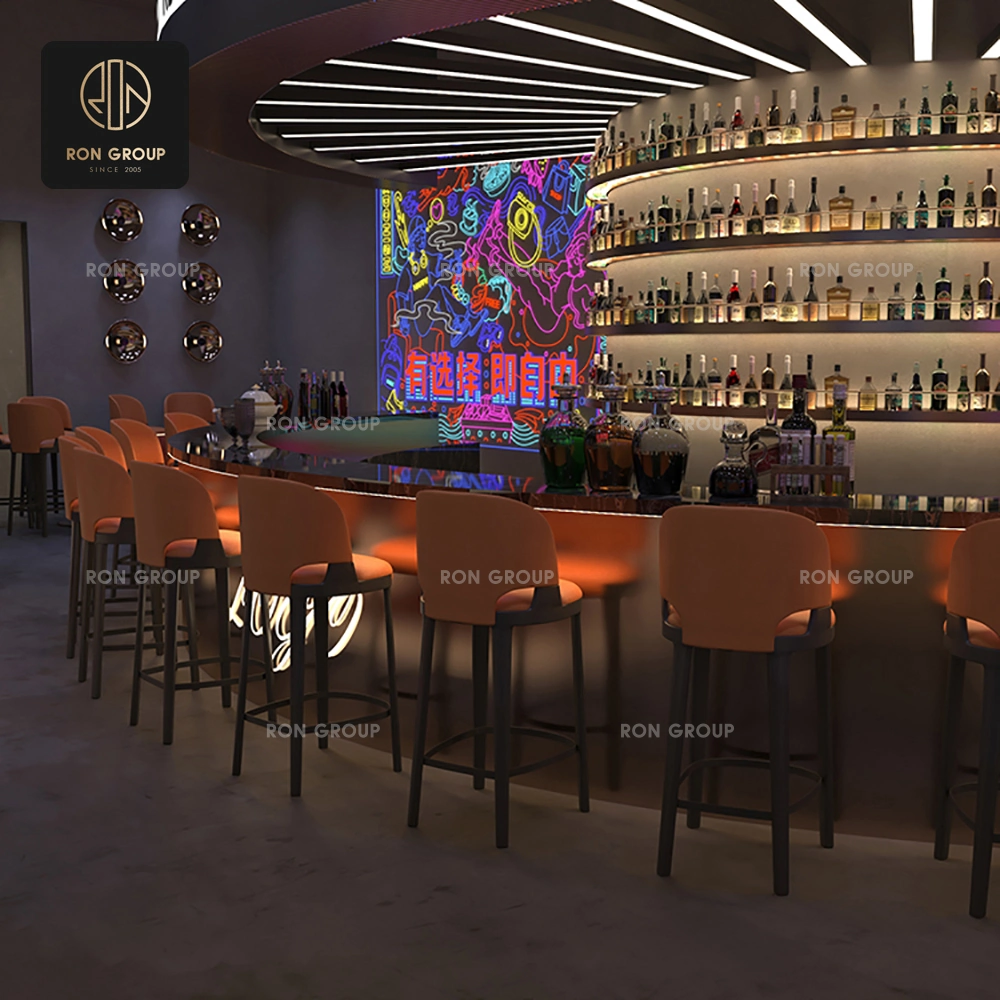 Modern Faux Leather Bar Stool Series
