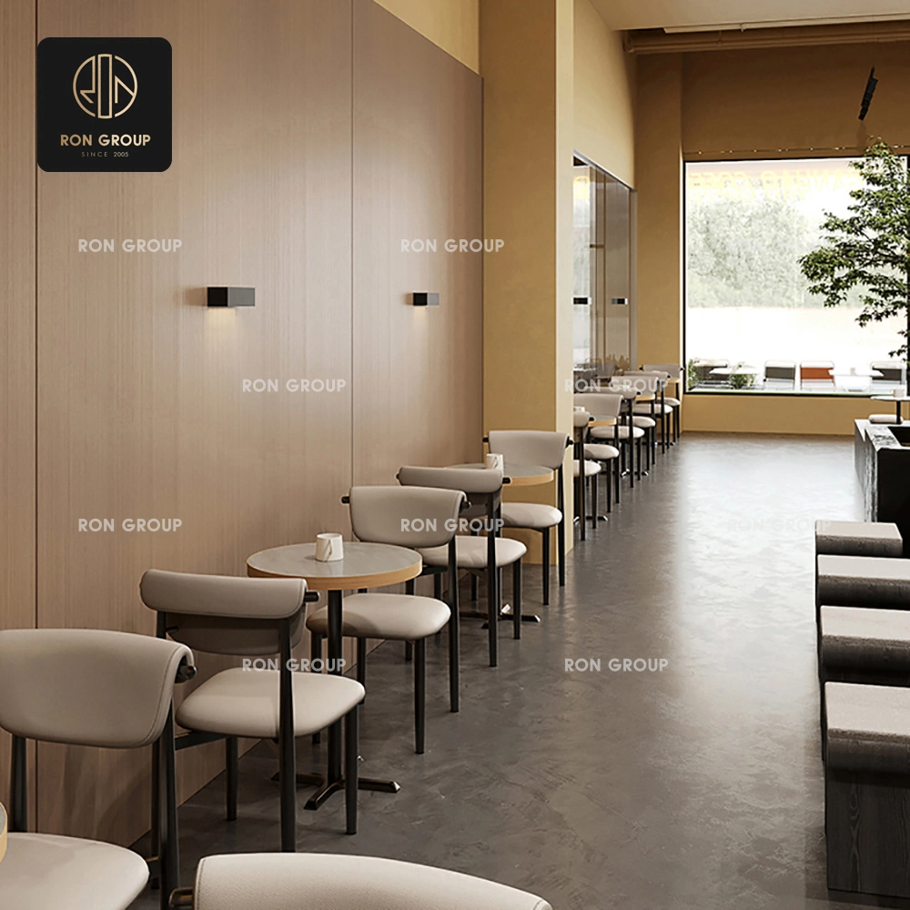 Round Wood-Top Bar Height Table Series