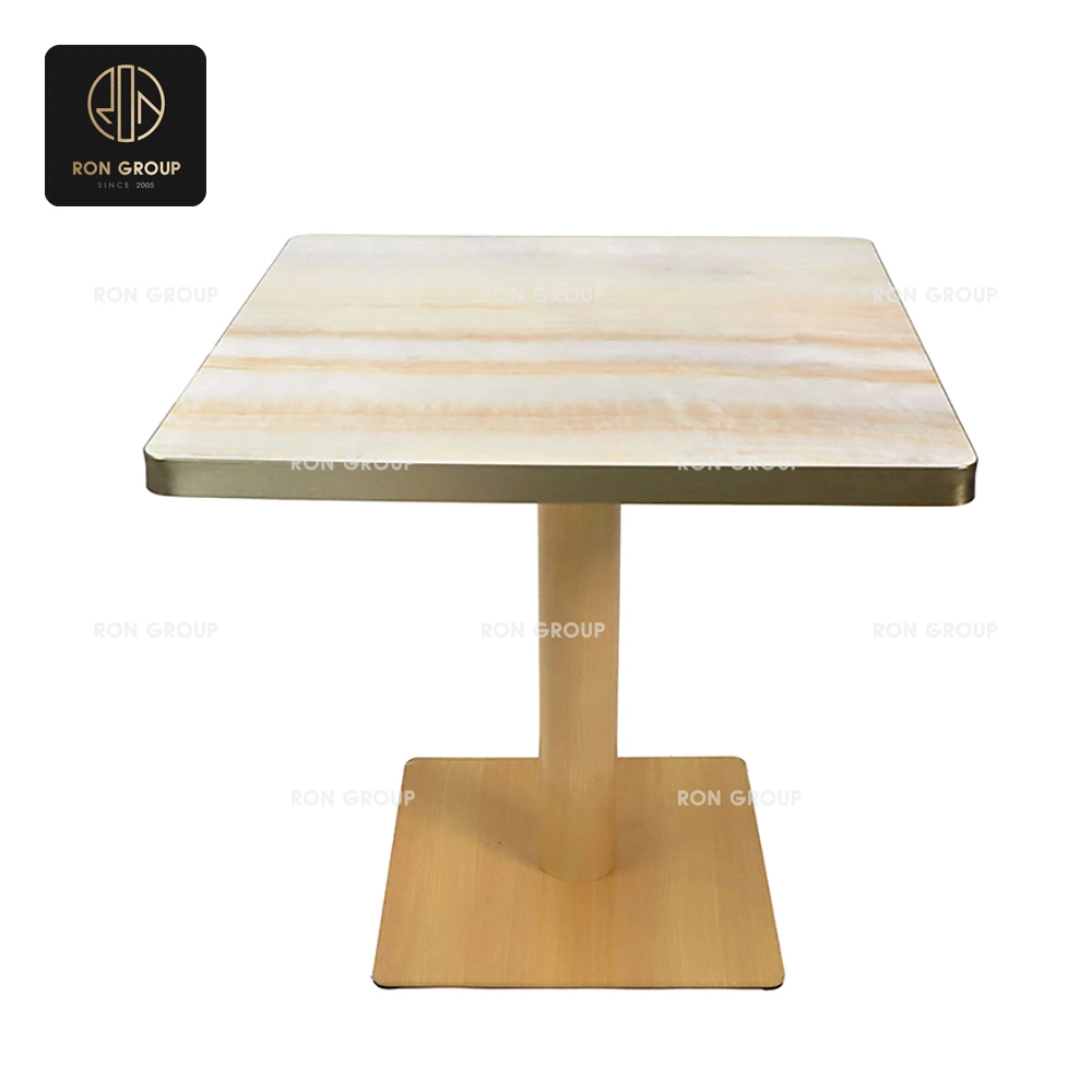 Square Marble-Top Bistro Table Series