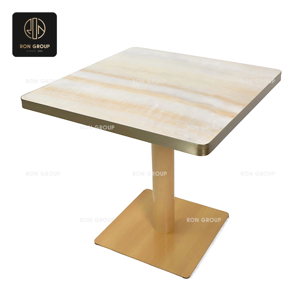 Square Marble-Top Bistro Table Series