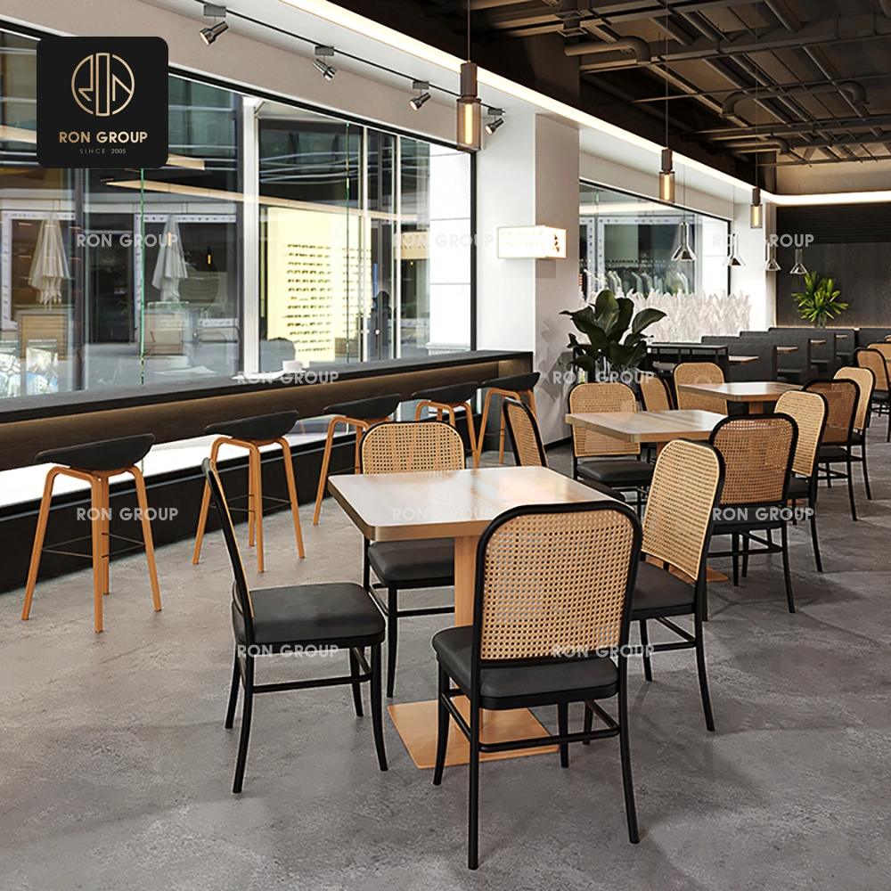 Square Marble-Top Bistro Table Series