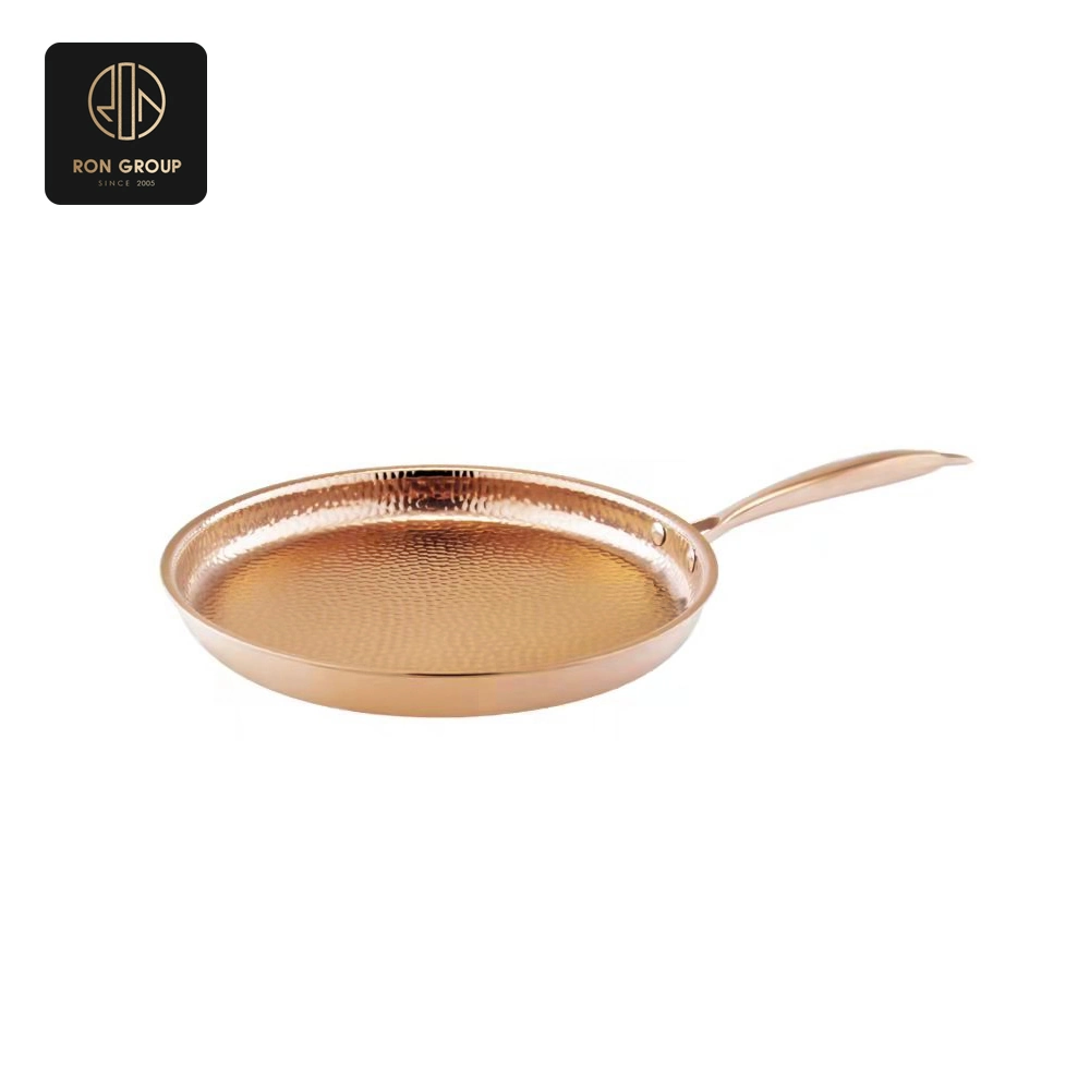 Stainless Steel Hammered Frying Pan Series