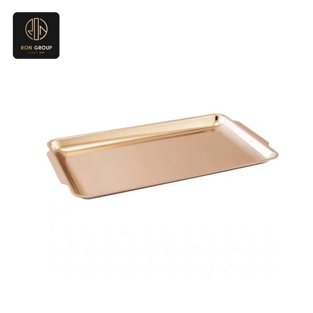 Stainless Steel Rectangular Service Tray Series