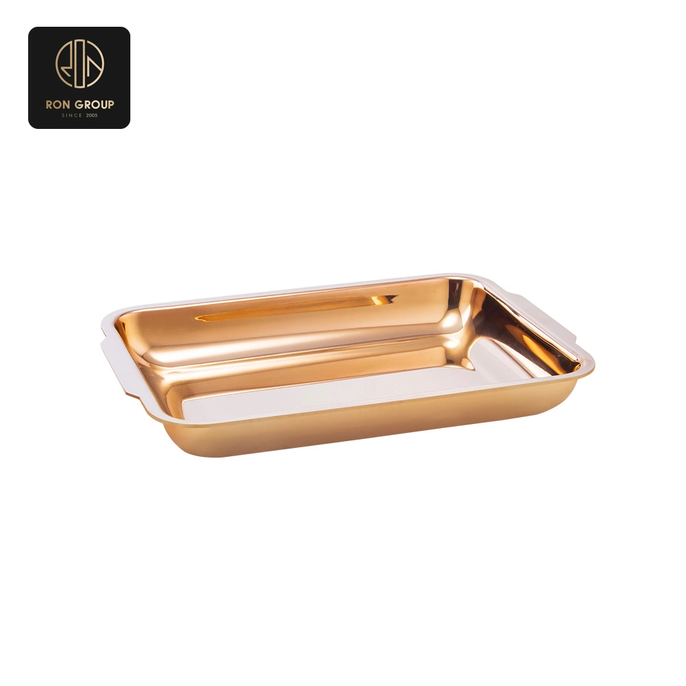 Stainless Steel Rectangular Service Tray Series