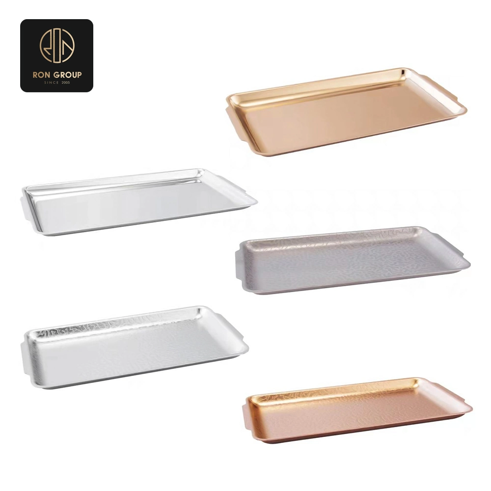 Stainless Steel Rectangular Service Tray Series