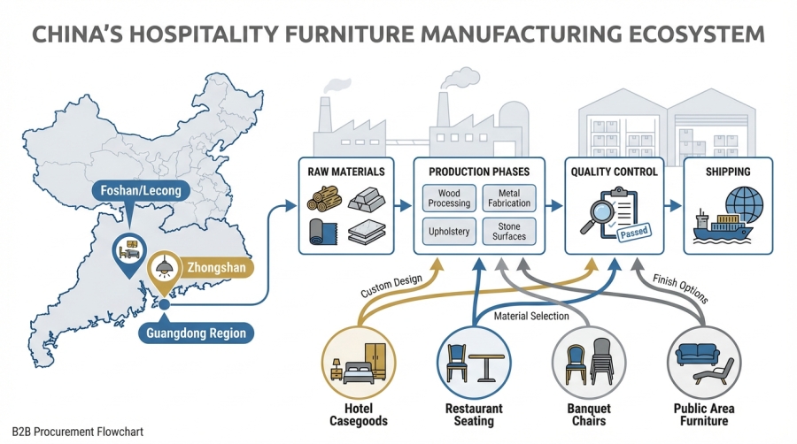 Top 10 Hospitality Furniture Manufacturers in China (Hotel & Restaurant Shortlist) 2026