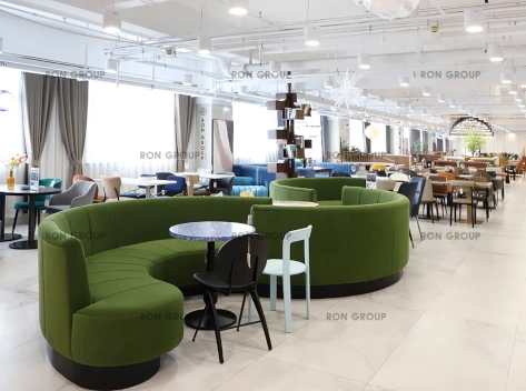 RON_Modern_Booth_Seating_Green_Circular_Sofa