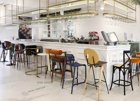 RON_Showroom_Bar_Counter_Marble_Stools_Display
