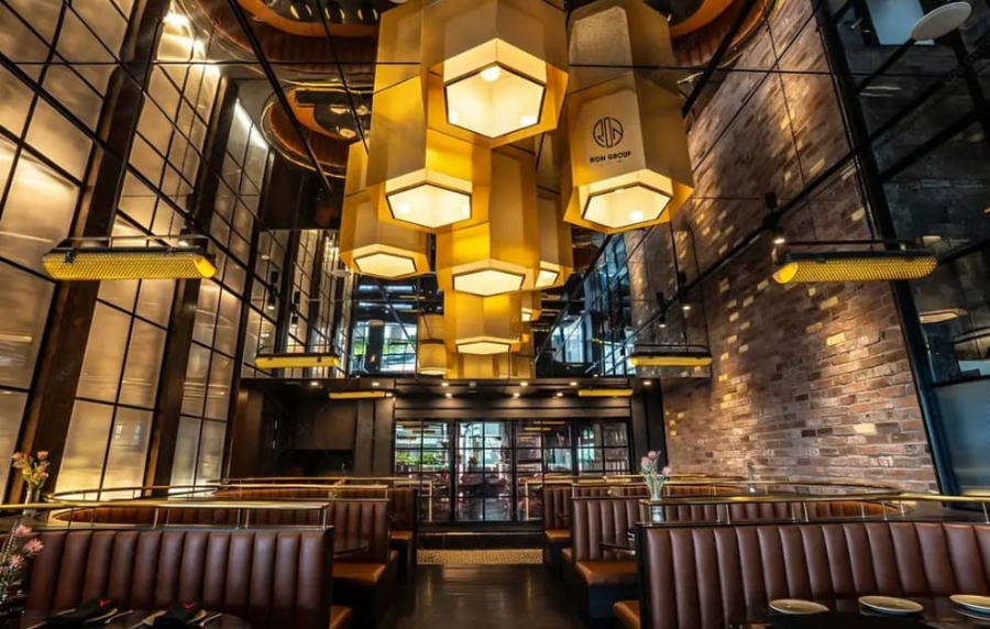 Volcano's Steakhouse Custom Furniture & Steakhouse Fit-Out Case