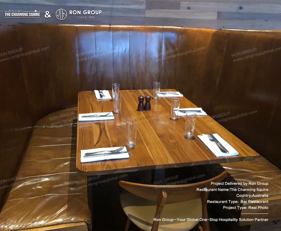 Wooden Dining Table Setting Wooden dining table setting at THE CHARMING SQUIRE