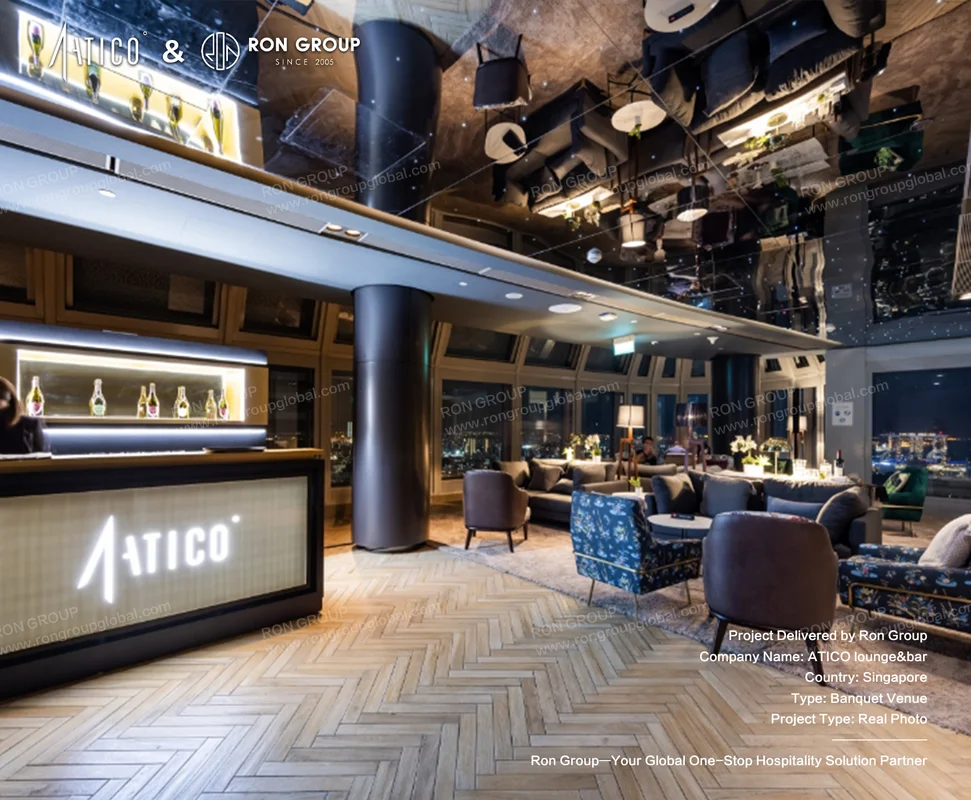 ATICO Lounge and Bar modern interior
