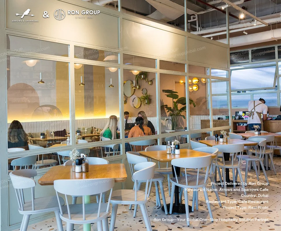 Arrows and Sparrows Cafe modern interior