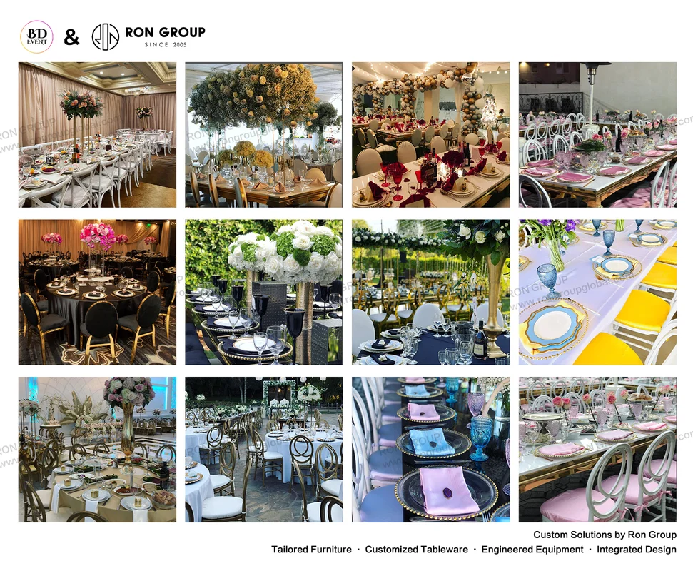 BD Event wedding banquet visual overview