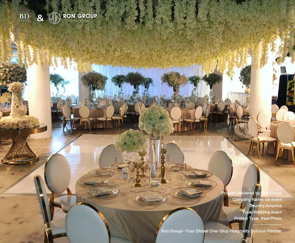 BD Event elegant wedding reception hall
