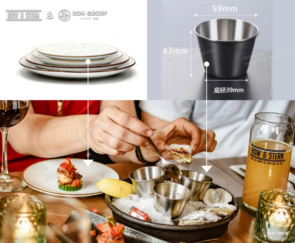 Bow and Stern product application comparison for restaurant furniture