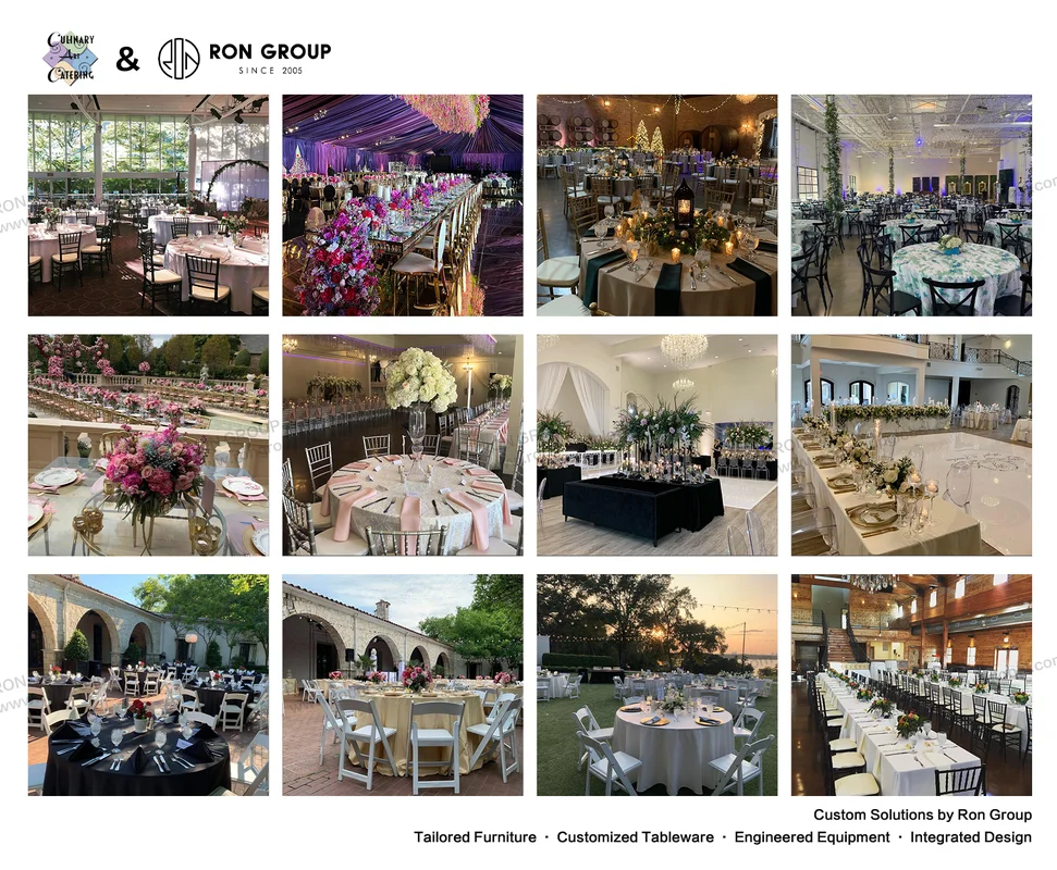 Culinary Art Catering wedding and banquet scene overview