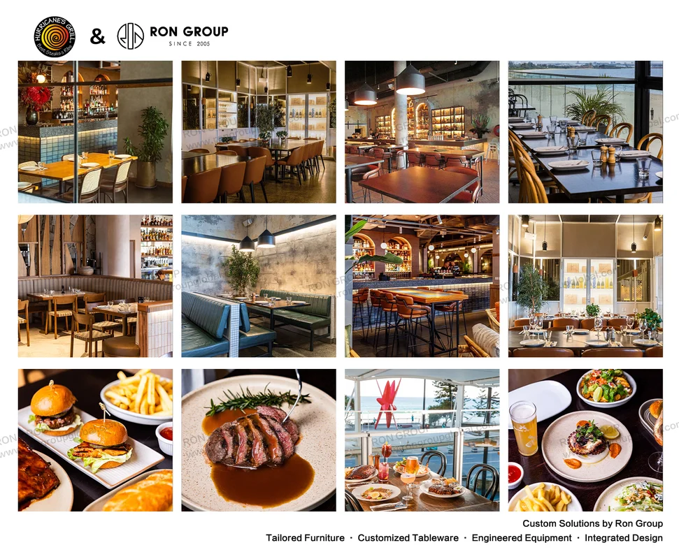 Hurricane's Grill venue overview collage